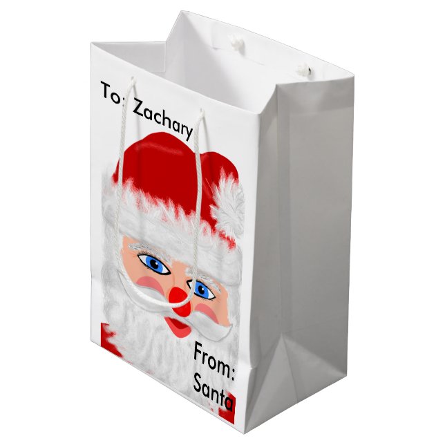 From Santa Christmas Gift Bags (Front Angled)