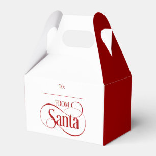 From Santa Claus Christmas Holiday Favour Box