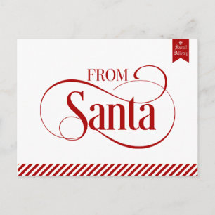 From Santa Claus Christmas Holiday Postcard