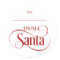 From Santa Claus Christmas Holiday Round Stickers