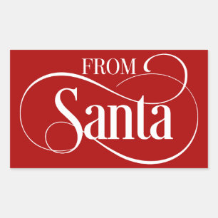 From Santa Claus Christmas Holiday Stickers