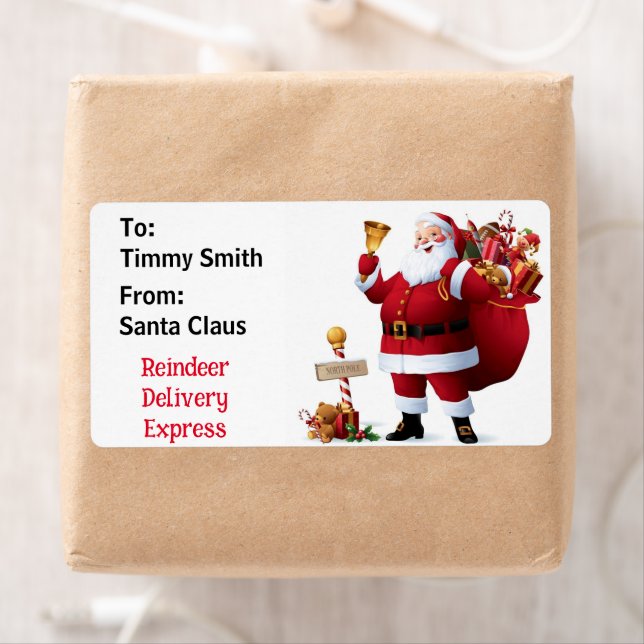 From Santa Claus Personalize Child's Name Gift Lab (Insitu)