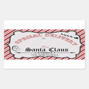 From Santa Gift Tag Stickers