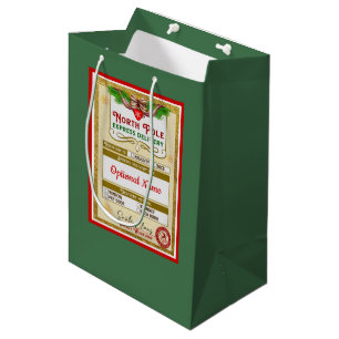 From Santa North Pole Express Naughty or Nice Medium Gift Bag