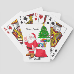 From Santa To Child's Name Classic Deck Playing Cards