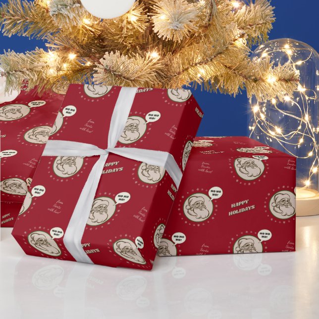 From Santa with Love (customisable) 🎅 Wrapping Paper (Holidays)