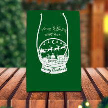 From Santa With Love Snow Globe Santa