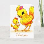 From Sister to Brother/Little Chicks Birthday Card<br><div class="desc">This heart warming card is for all the proud big sisters out there. If you are convinced that YOU were blessed with the best little brother in the world, let him know with this card that is meant to get both a laugh and a tear. The image is a compendium...</div>