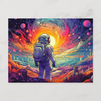 From Space & Beyond Illustration Postcard