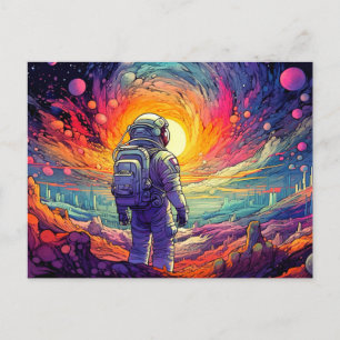 From Space & Beyond Illustration Postcard