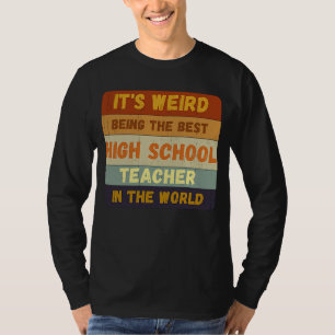 From Student To Best High school Teacher World Vin T-Shirt