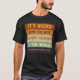 From Student To Best History Teacher In World Vint T-Shirt