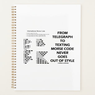 From Telegraph To Texting Morse Code Never Humour Planner