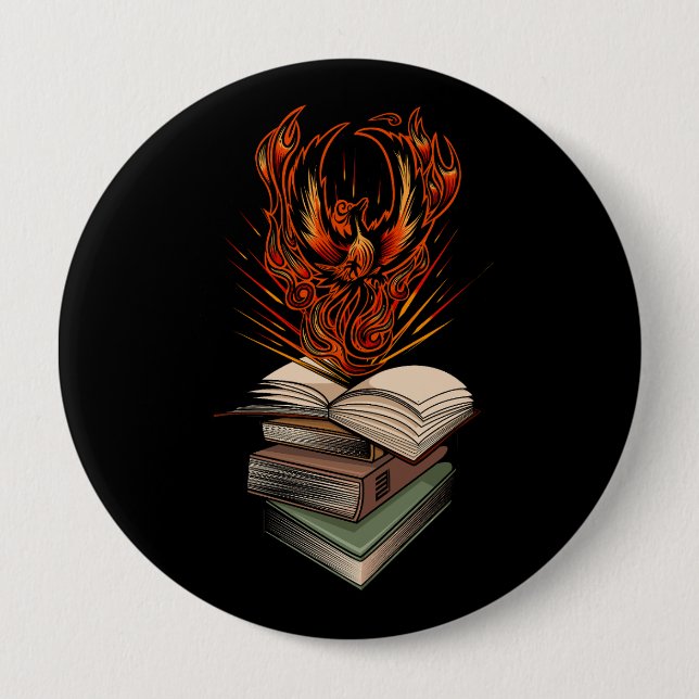 From The Books 10 Cm Round Badge (Front)