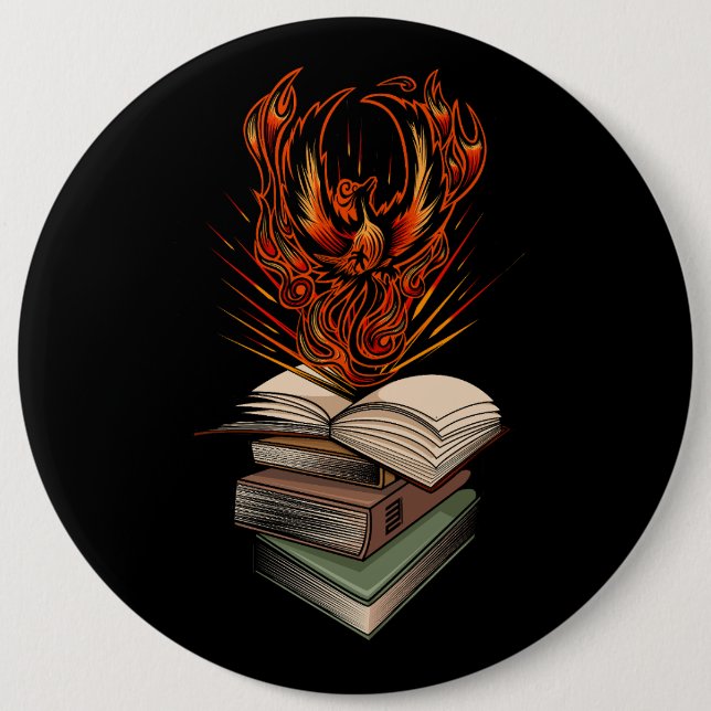 From The Books 6 Cm Round Badge (Front)