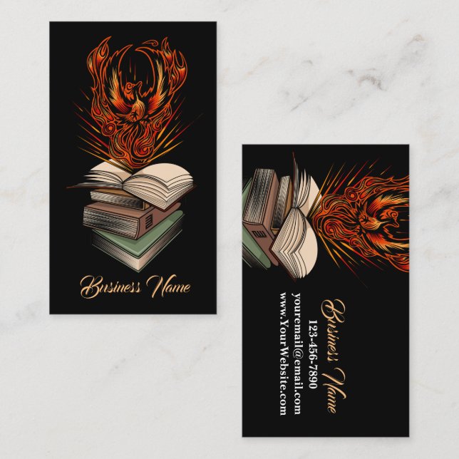 From The Books Business Card (Front/Back)