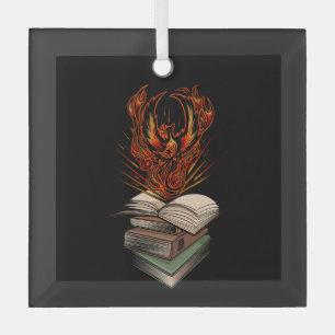 From The Books Glass Tree Decoration