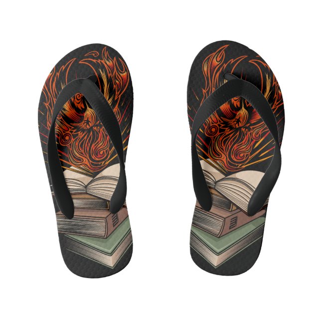 From The Books Kid's Flip Flops (Footbed)