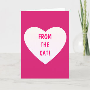 From The Cat Custom Valentine's Day Holiday Card
