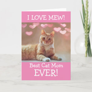 From The Cat Cute Custom Mother's Day Holiday Card
