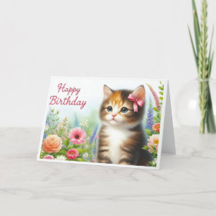 From The Cat Happy Birthday Holiday Card