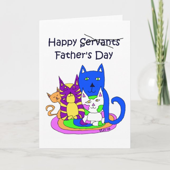 From The Cats Father's Day Card (Front)