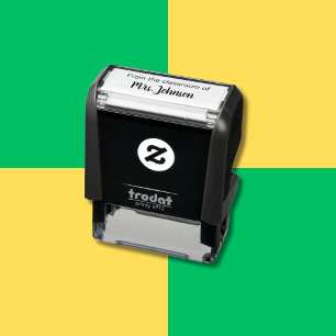 From the Classroom of Teacher Name Template Self-inking Stamp