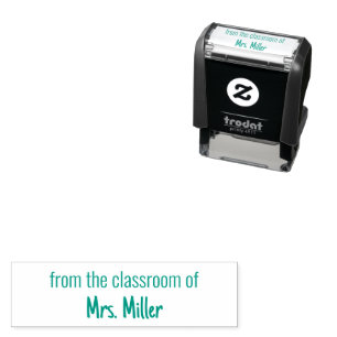 From the classroom of Teacher's Name Text Template Self-inking Stamp