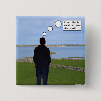 From The Crowd 15 Cm Square Badge
