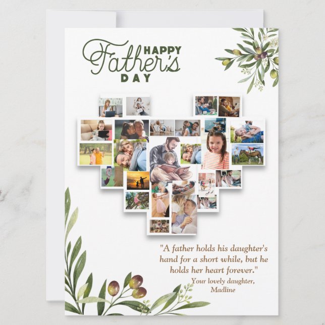 From The Daughter To Her Happy Father's Day (Front)