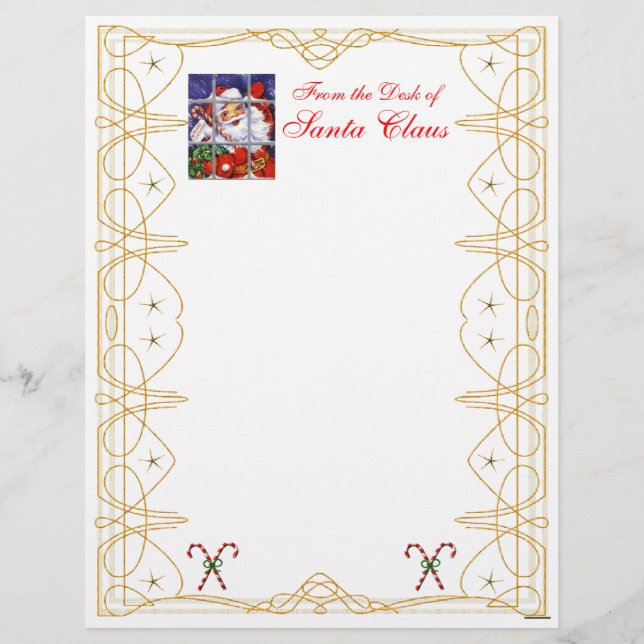 From the Desk Christmas Letterhead-Customise (Front)