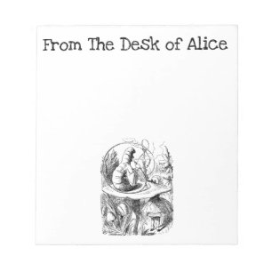From The Desk Of, Alice and the Caterpillar Notepad