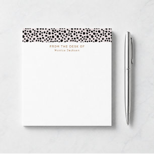 From the desk of Animal Print Tearaway Notepad