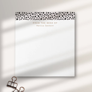 From the desk of Animal Print Tearaway Notepad