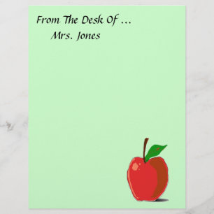 From The Desk Of... Apple Stationery