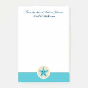 From The Desk Of Beach Sticky Note Pads