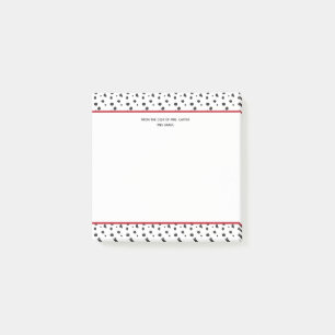 From the Desk of Dalmatian School Mascot Post-it Notes