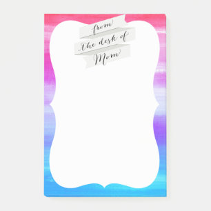 from the desk of mom 4x6 notepad