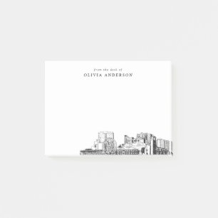 From the Desk of Myrtle Beach Skyline Personalised Post-it Notes