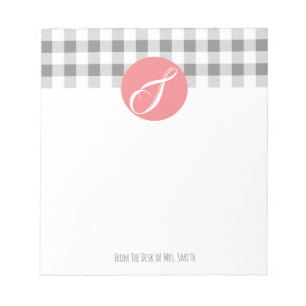 From The Desk Of Personalised Teacher Notepad Gift