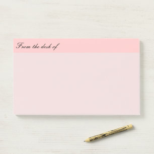 From the Desk Of Pink  Post-it Notes