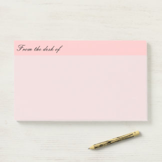 From the Desk Of Pink  Post-it Notes