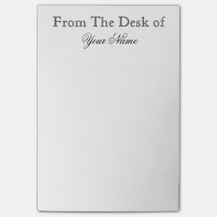 FROM THE DESK OF POST-IT NOTES