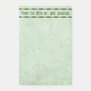 From the desk of: post-it notes