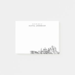 From the Desk of Reno Skyline Personalized Post-it Notes