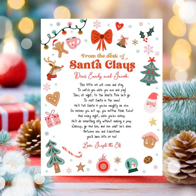 From The Desk of Santa Christmas Elf Letter (Creator Uploaded)
