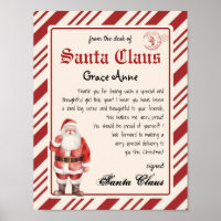 From the desk of Santa Claus Telegram Santa Letter