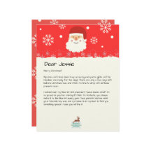 From The Desk of Santa|Custom Christmas Letter
