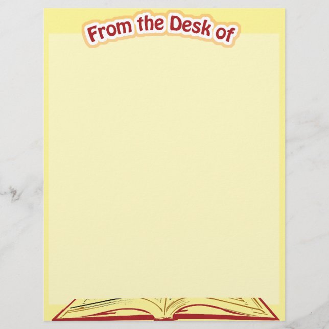 From the Desk Of Stationery (Front)