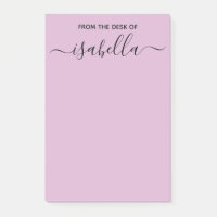 From the Desk of Your Name Elegant Typography
